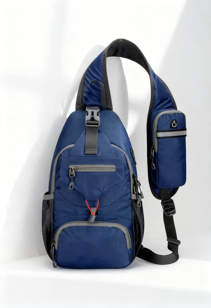 Chest Bag LiteChest Outdoor — Lightweight Waterproof Crossbody - Black - Men's Bag