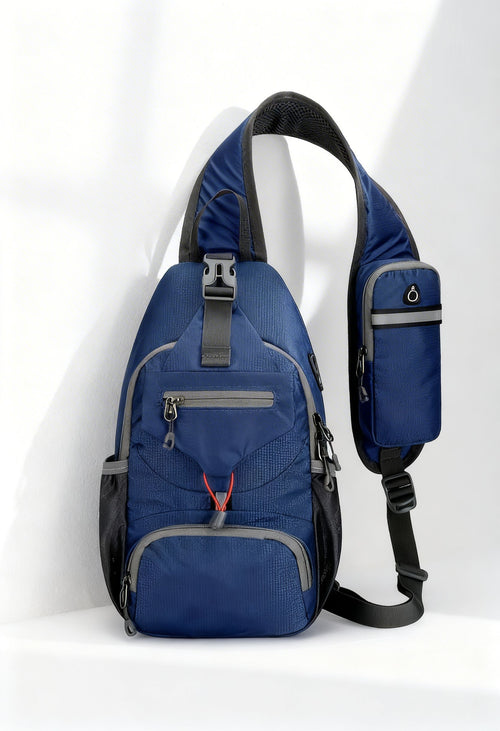 Chest Bag LiteChest Outdoor — Lightweight Waterproof Crossbody - Black - Men's Bag