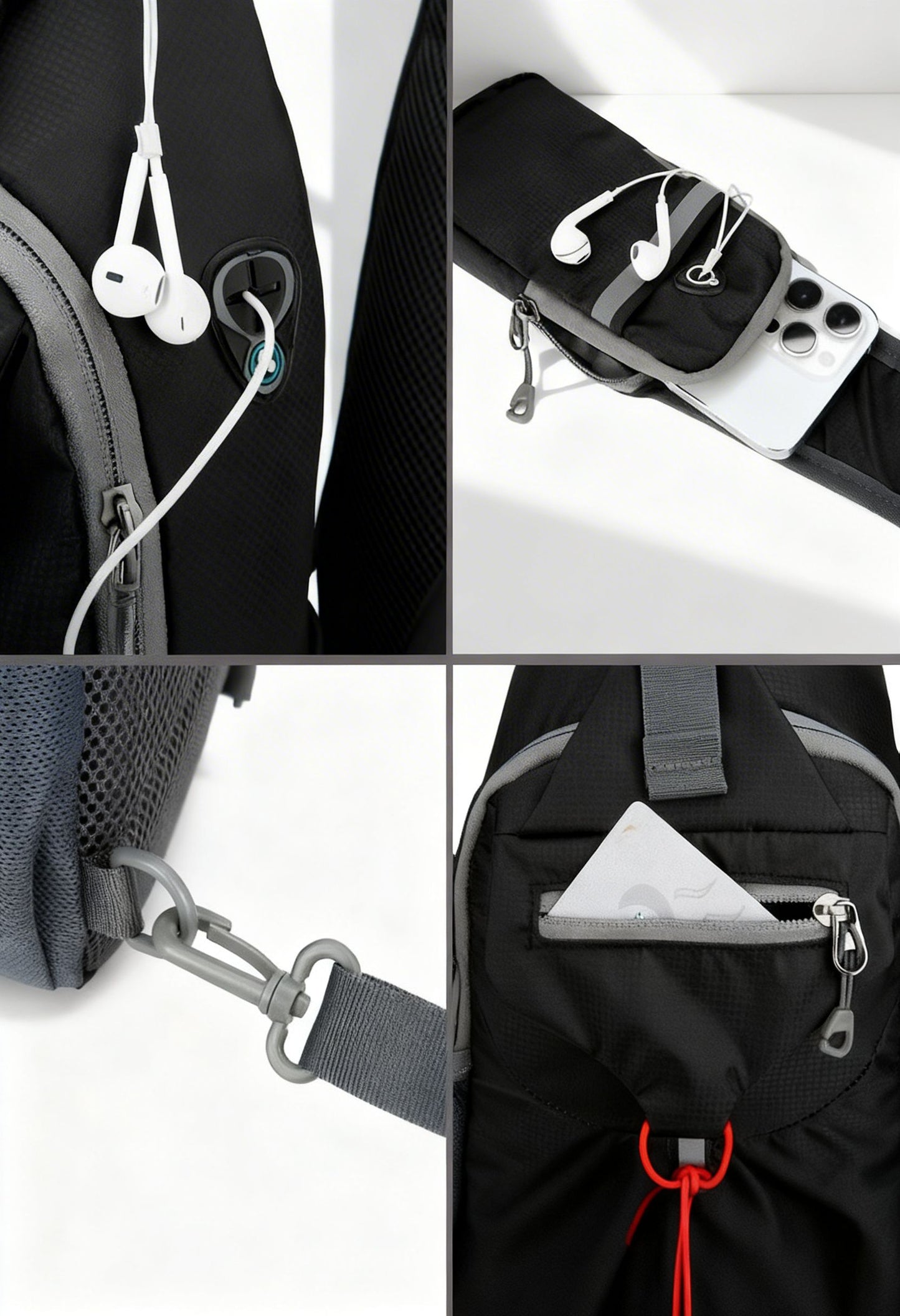 Chest Bag LiteChest Outdoor — Lightweight Waterproof Crossbody - Adjustable Strap Detail