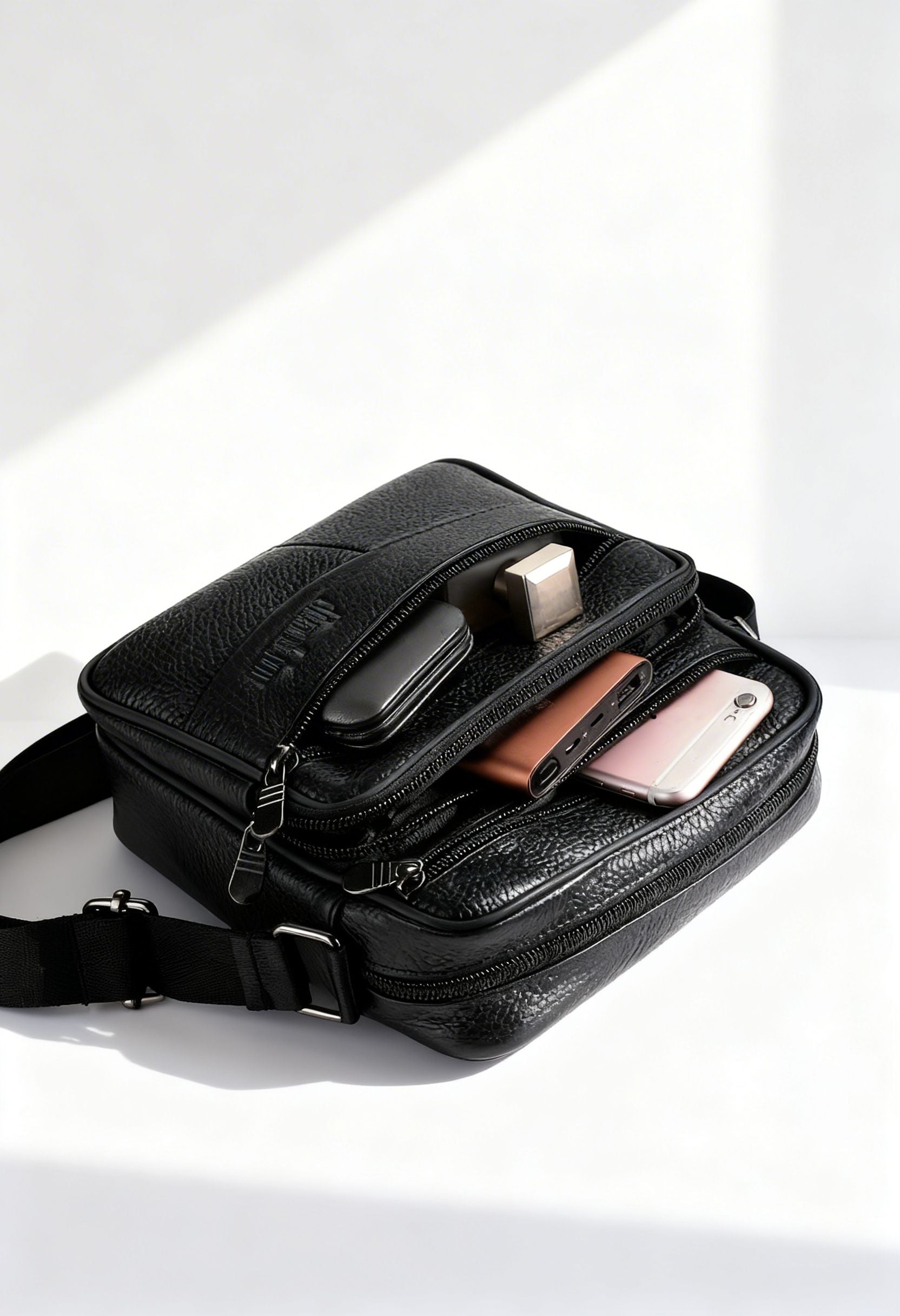 Waist Bag LeatherWaist Pro — Multifunctional Genuine Leather - Adjustable Strap Detail