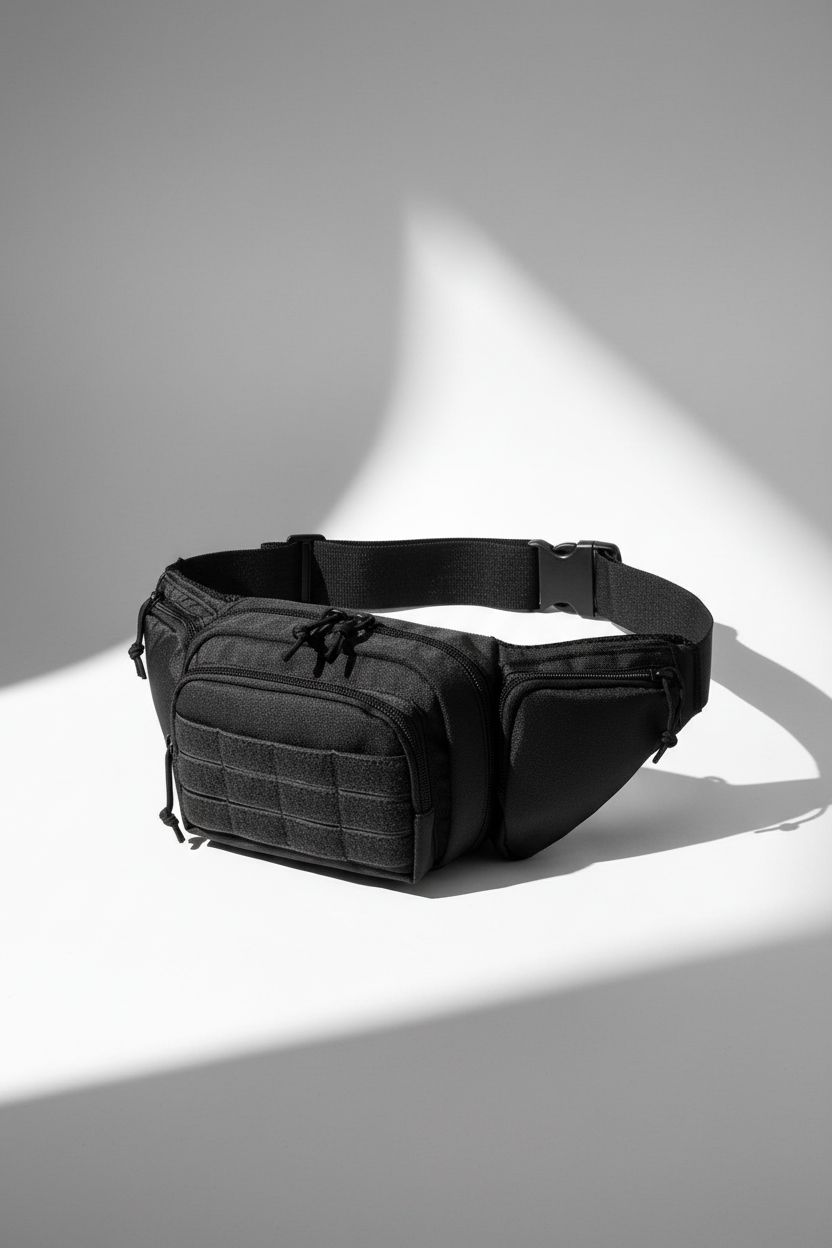 Waist Pack BodyPack Nylon — Hiking Phone Pouch Outdoor - Large Capacity Travel Backpack for Men