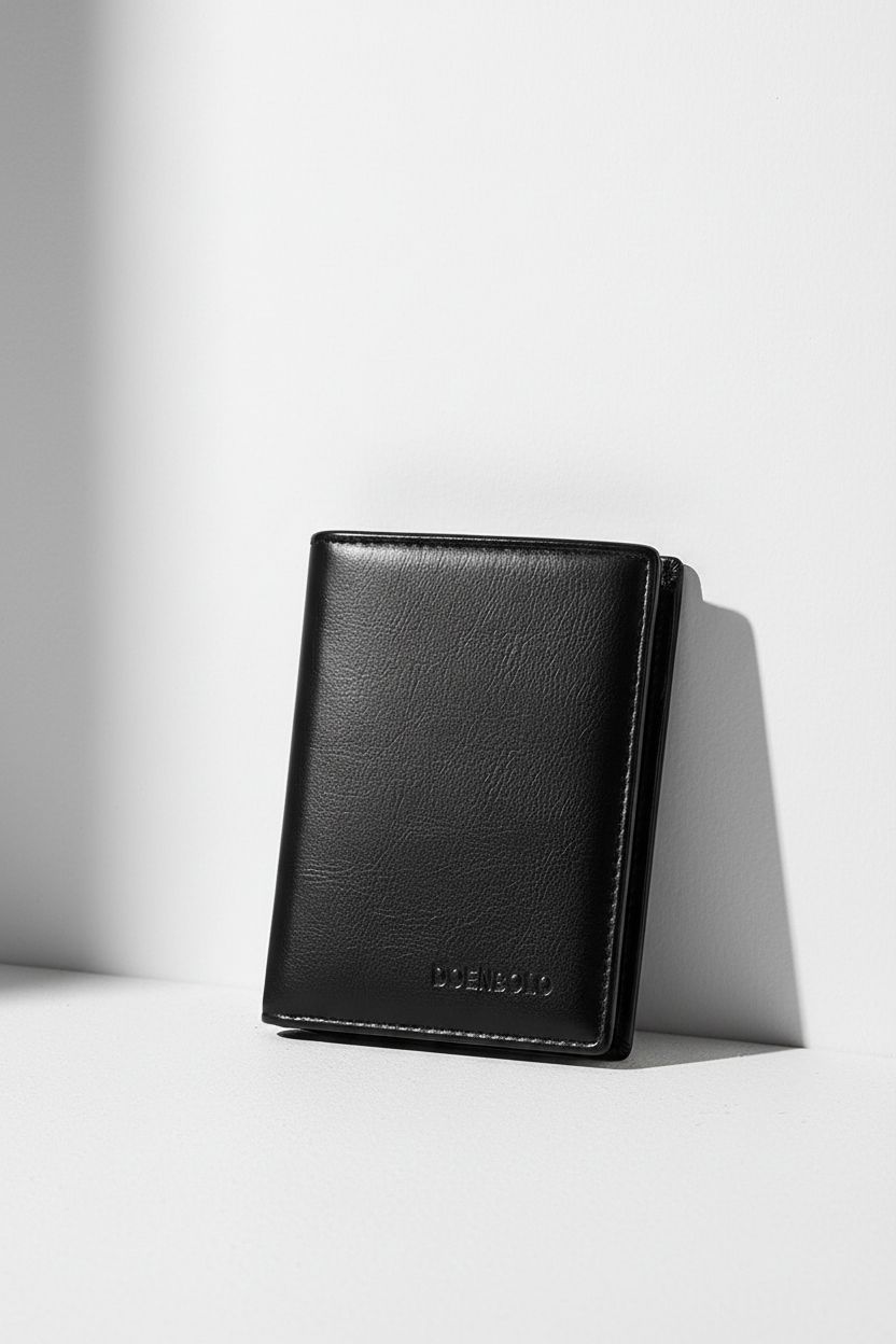 Bifold Wallet SafeHide Pro — Anti-Theft RFID Blocking Leather - Black - Men's Wallet