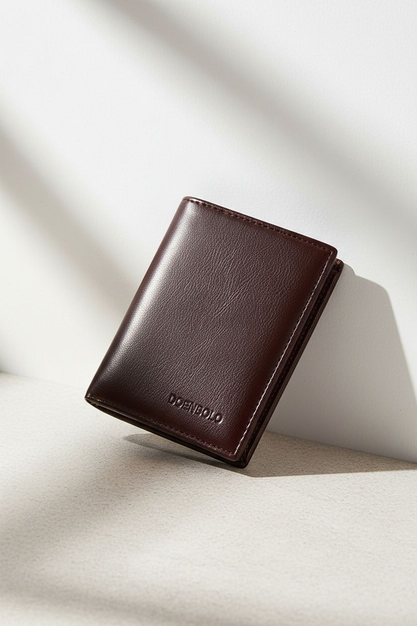 Bifold Wallet SafeHide Pro — Anti-Theft RFID Blocking Leather - Genuine Leather Bifold Wallet Open View
