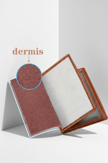 Bifold Wallet SafeHide Pro — Anti-Theft RFID Blocking Leather - Slim Profile Front Pocket Wallet