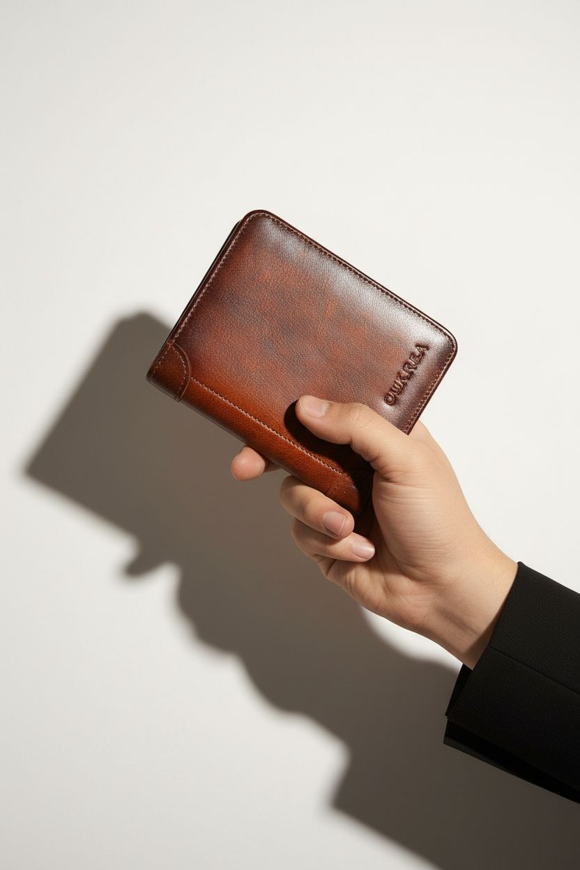 Bifold Wallet VintageHide — RFID Blocking Cowhide Leather - Genuine Leather Bifold Wallet Open View