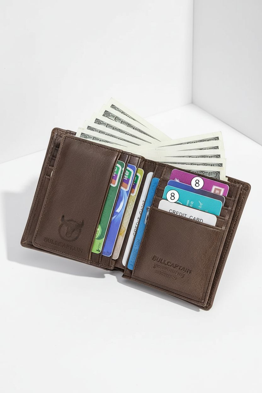 Slim Driver Wallet “URBANPASS” – Compact Card Holder for Easy Access & Daily Convenience - Slim Profile Front Pocket Wallet