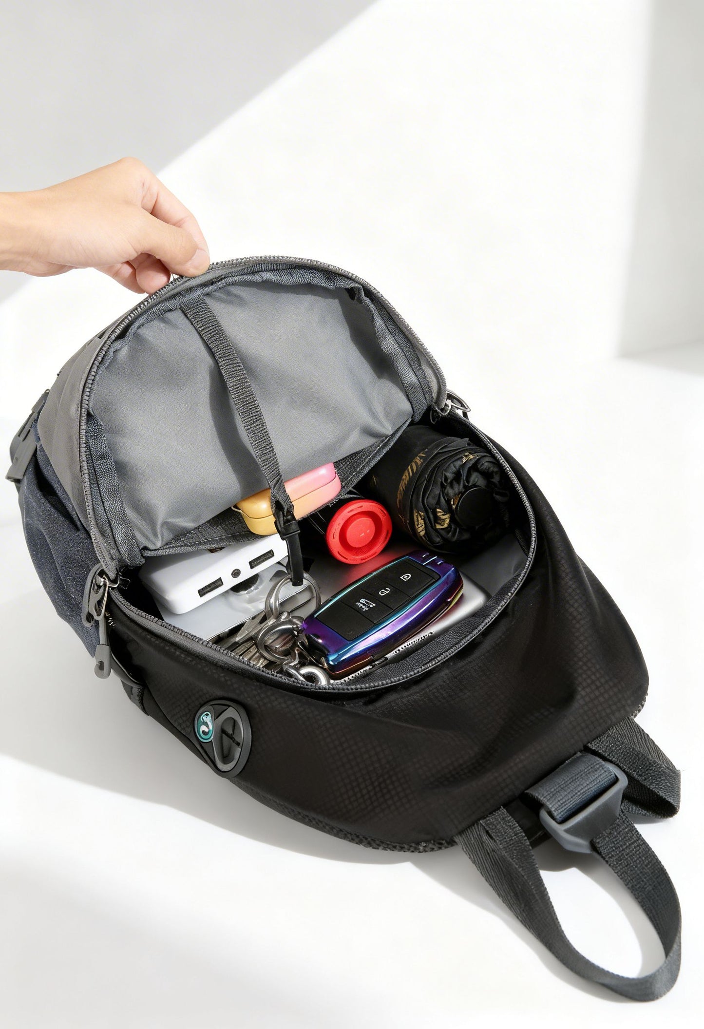 Chest Bag LiteChest Outdoor — Lightweight Waterproof Crossbody - Side Profile Messenger Bag