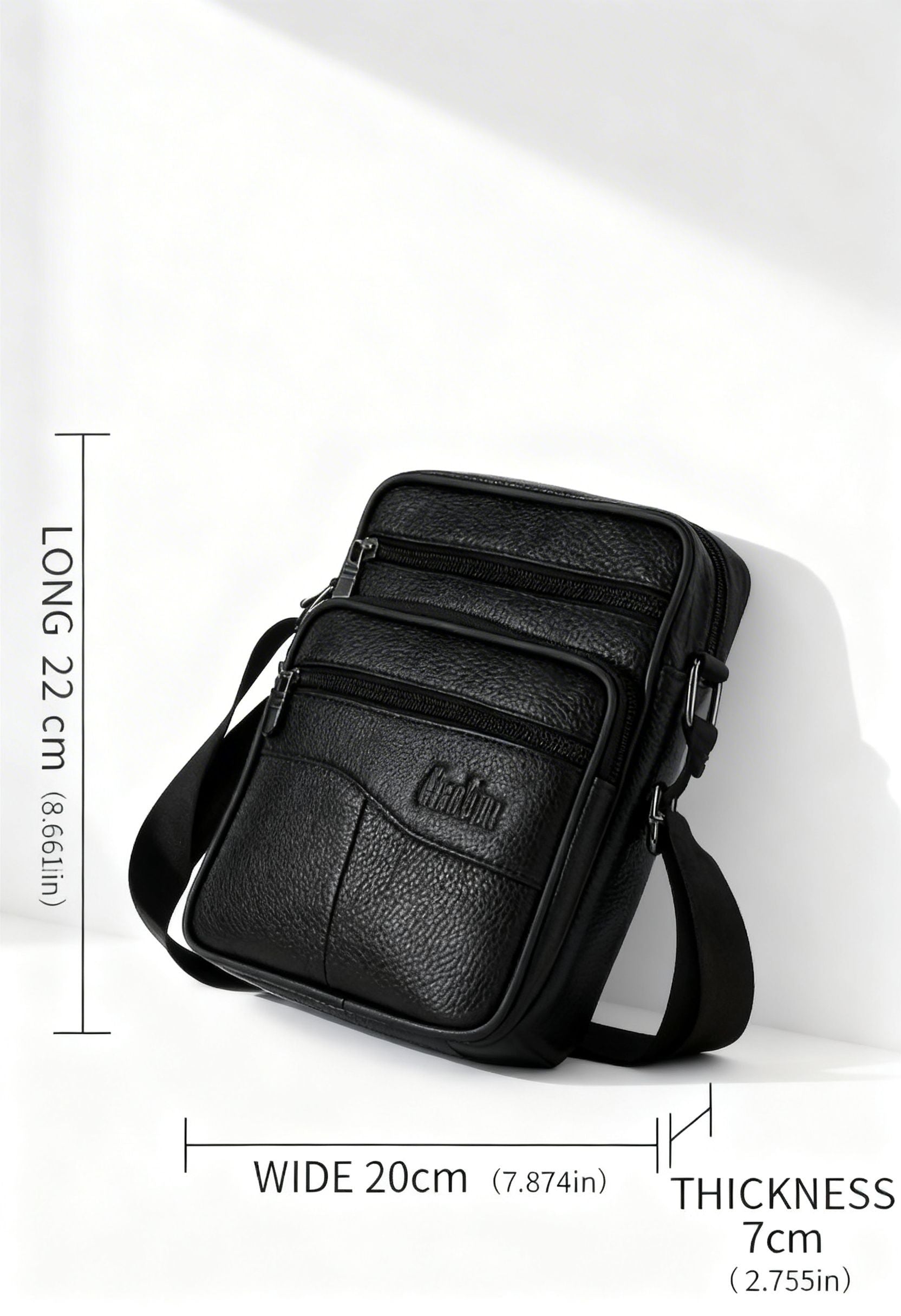 Waist Bag LeatherWaist Pro — Multifunctional Genuine Leather - Back Panel Anti-Theft Pocket