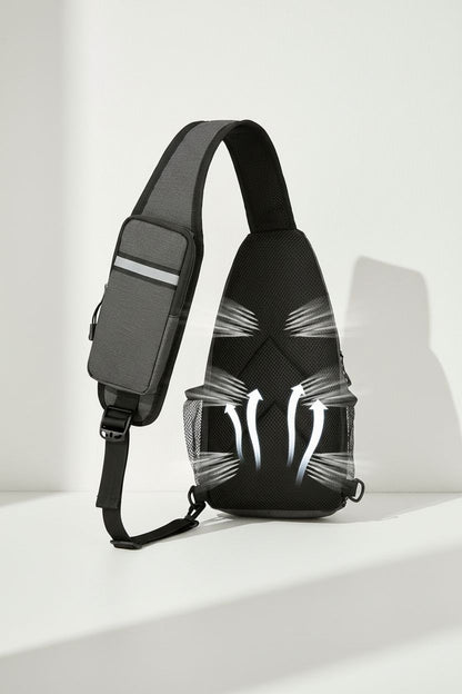 Sling Bag SlingSport Pro — Lightweight Outdoor Crossbody - Back Panel Anti-Theft Pocket