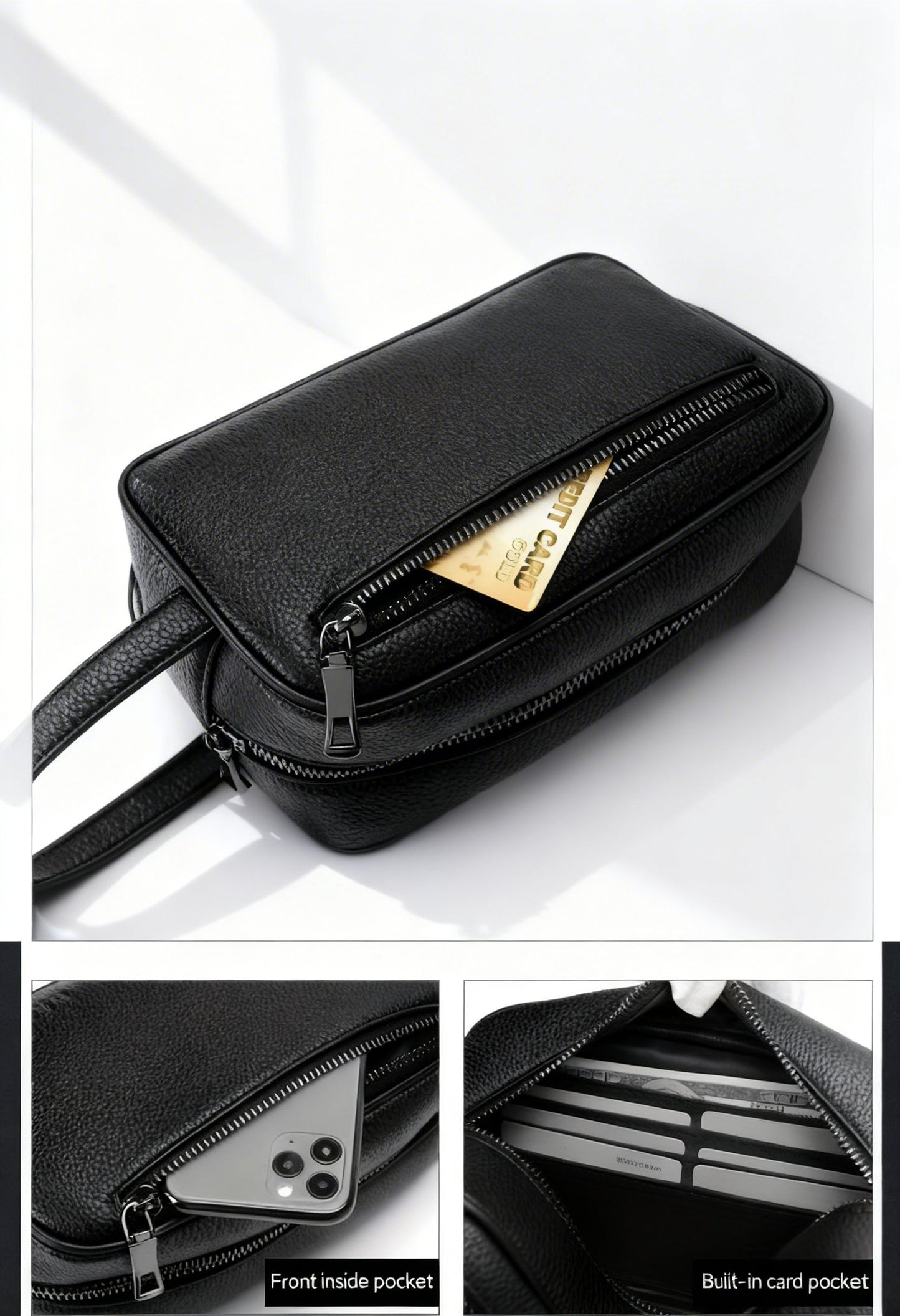 Crossbody Bag ZipCarry Urban — New Style Handbag for Business - Back Panel Anti-Theft Pocket