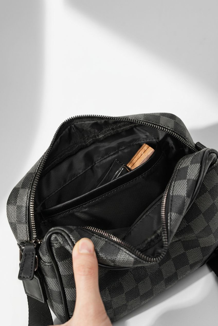 EuroFold genuine leather wallet detail, stitching and craftsmanship