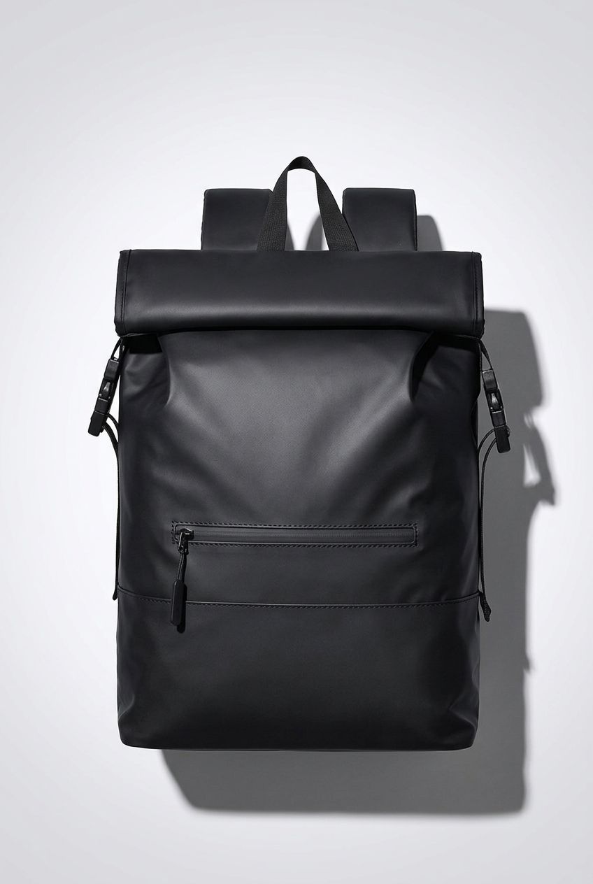 Mochila Roll-Top NordEdge em uso