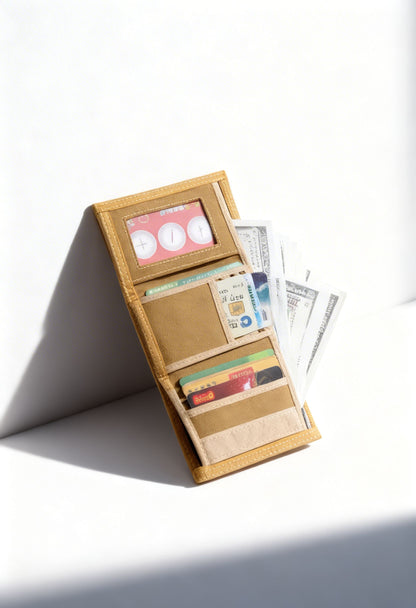 High-Quality Canvas Trifold Wallet for Men – Strong, Durable & Organized for Daily Essentials