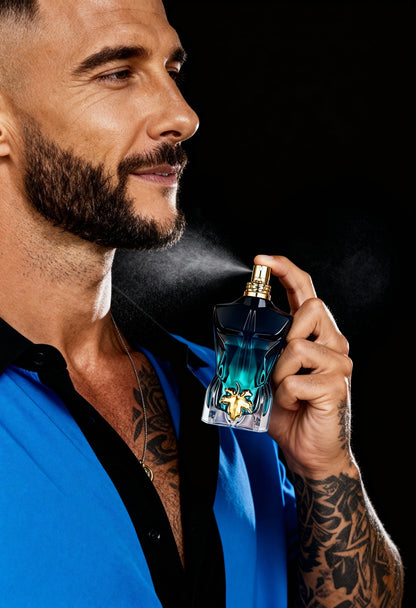 men’s intense fragrance back view Menloft