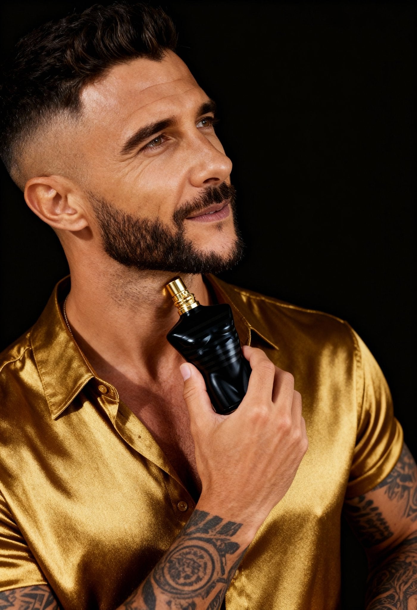 men’s intense fragrance front view Menloft