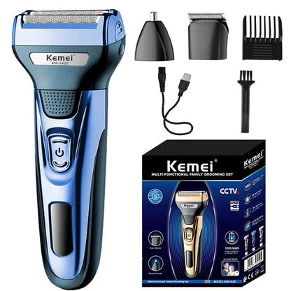 Kemei Elite 3 - in - 1 Grooming System for Men + Free gift - Menloft