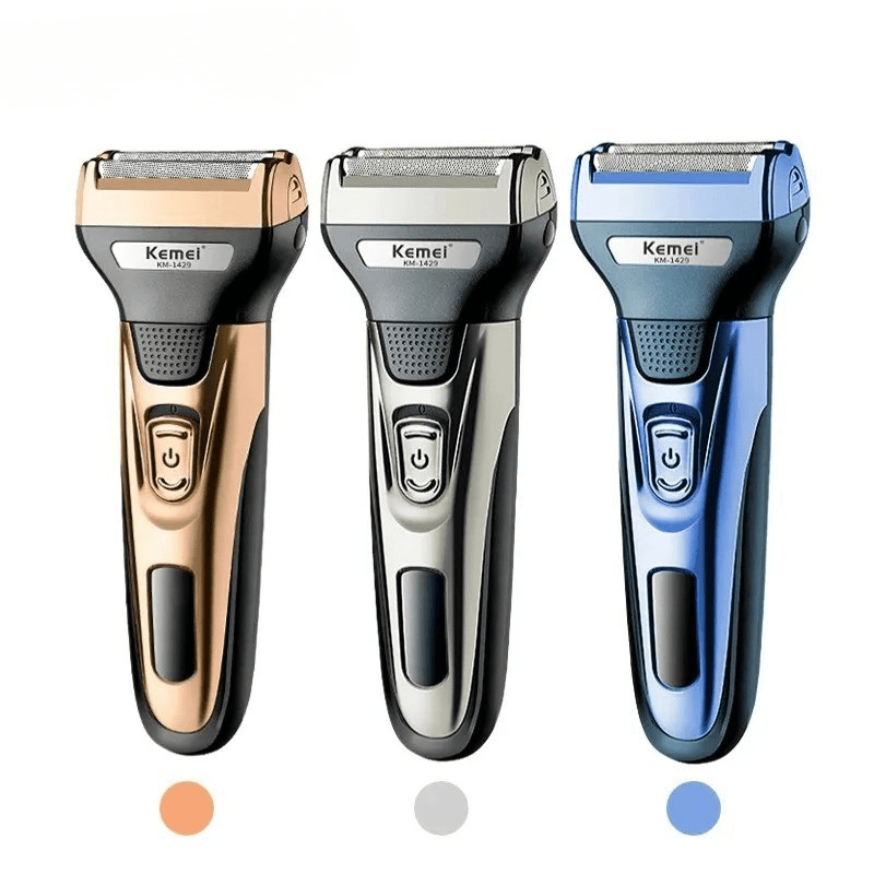 Kemei 3 In 1 Powerful Electric Shaver Facial Body Hair Trimmer Beard Shaving Machine Razor Nose Ear Hair Trimmer For Men