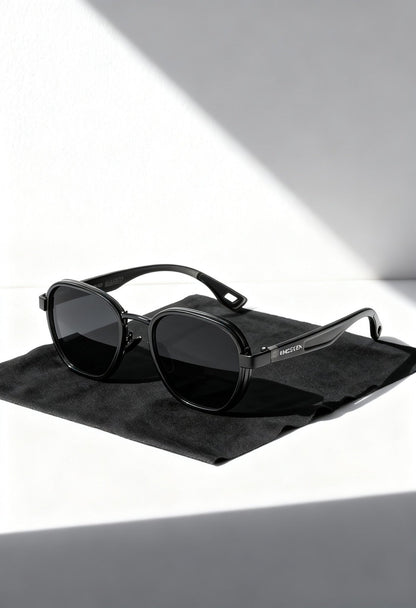 KINGSEVEN Men's Fashion Round Frame Glasses - Menloft