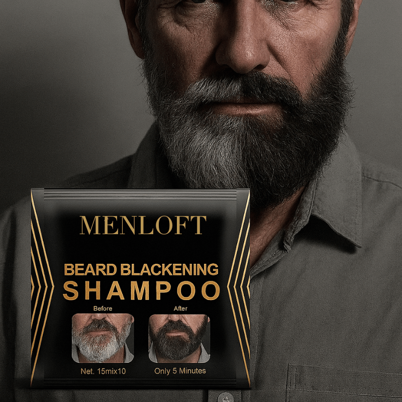 Luxurious 5 - Minute Beard Blackening Shampoo - Menloft