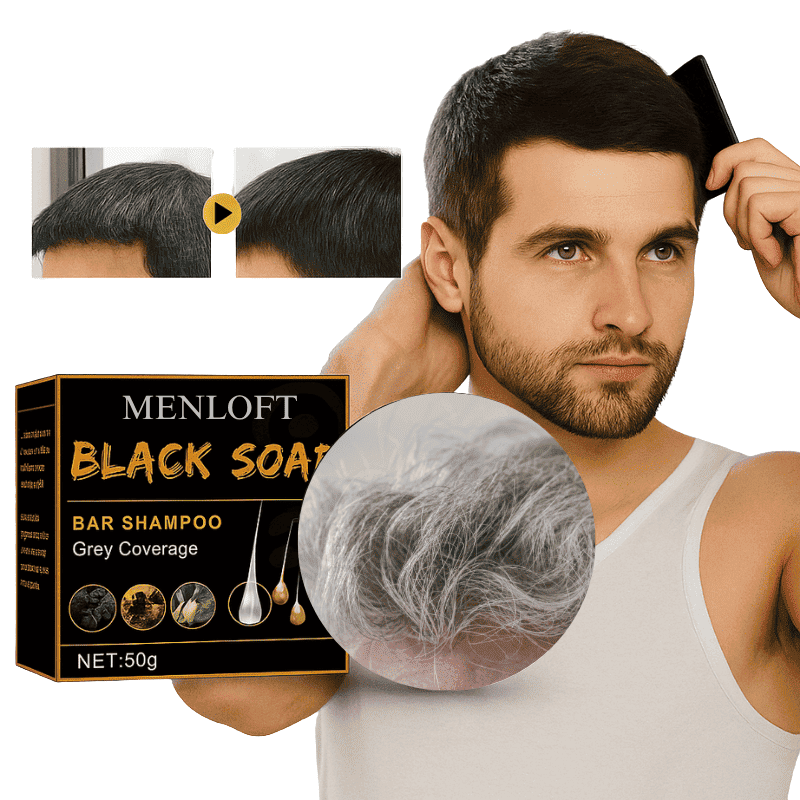 Luxurious Polygonum Hair Darkening Shampoo Bar - Menloft