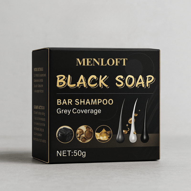 Luxurious Polygonum Hair Darkening Shampoo Bar - Menloft