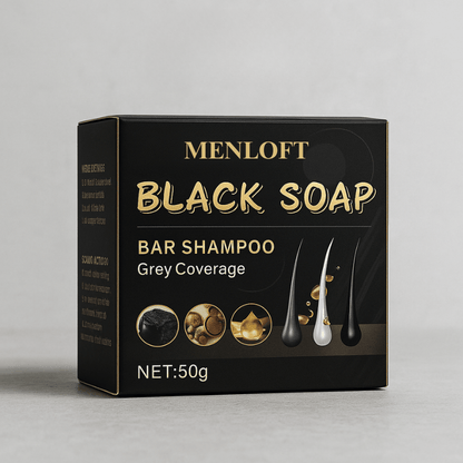 Luxurious Polygonum Hair Darkening Shampoo Bar - Menloft