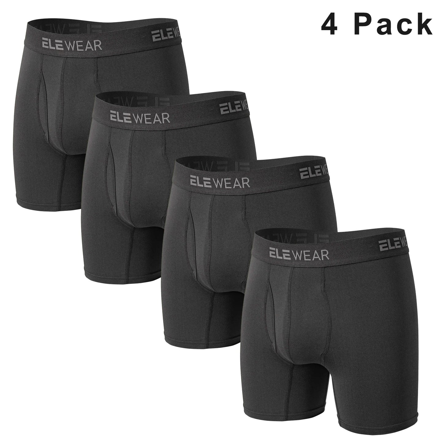 Luxury Comfort Men's Boxers - 4 Pack Breathable Elegance - MENLOFT LLC