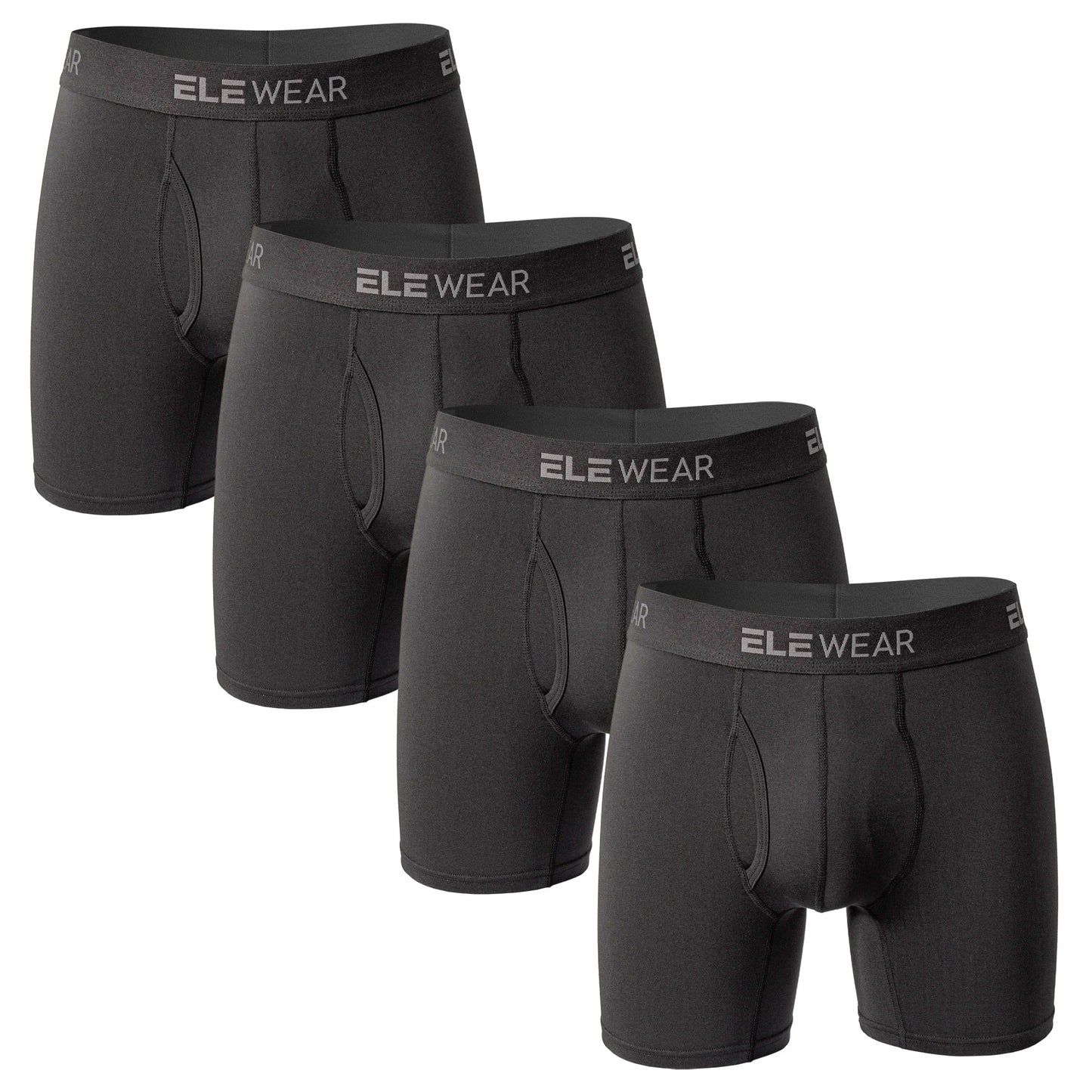Luxury Comfort Men's Boxers - 4 Pack Breathable Elegance - MENLOFT LLC