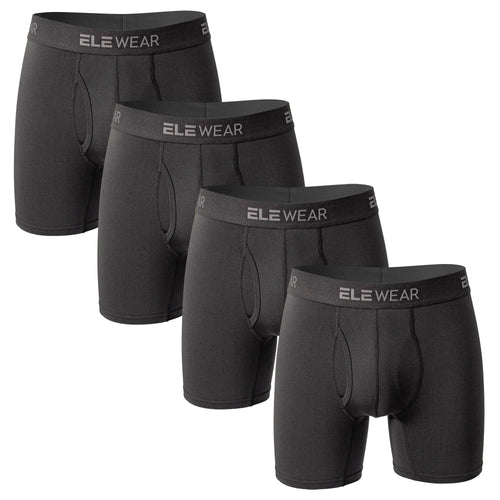 Luxury Comfort Men's Boxers - 4 Pack Breathable Elegance - MENLOFT LLC