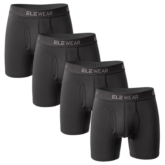 Luxury Comfort Men's Boxers - 4 Pack Breathable Elegance - MENLOFT LLC