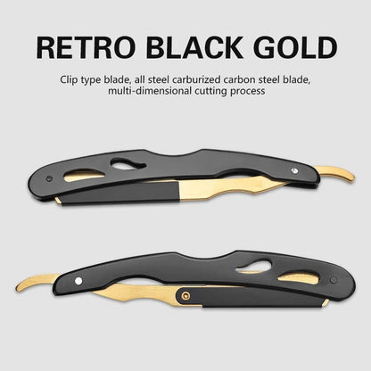 Luxury Stainless Steel Barber Razor - Menloft