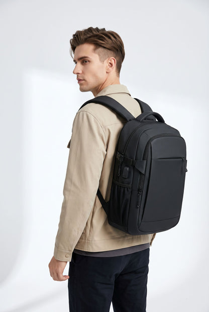 Menloft Backpack FlexPack Smart Travel – men's bag front view | Premium quality
