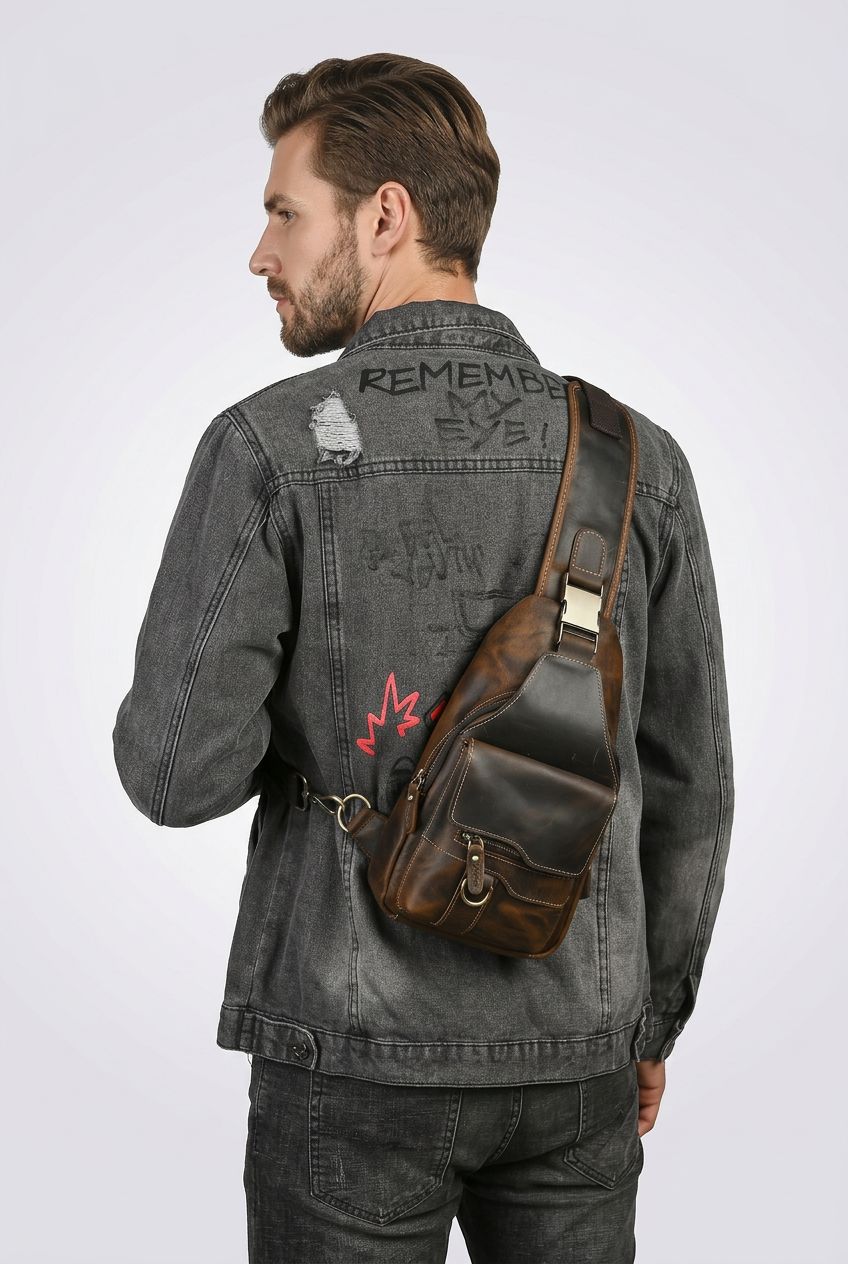Sling Bag for Men — Ideal for Travel, Gym & Daily Use