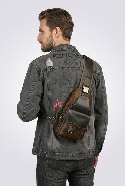 Sling Bag for Men — Ideal for Travel, Gym & Daily Use