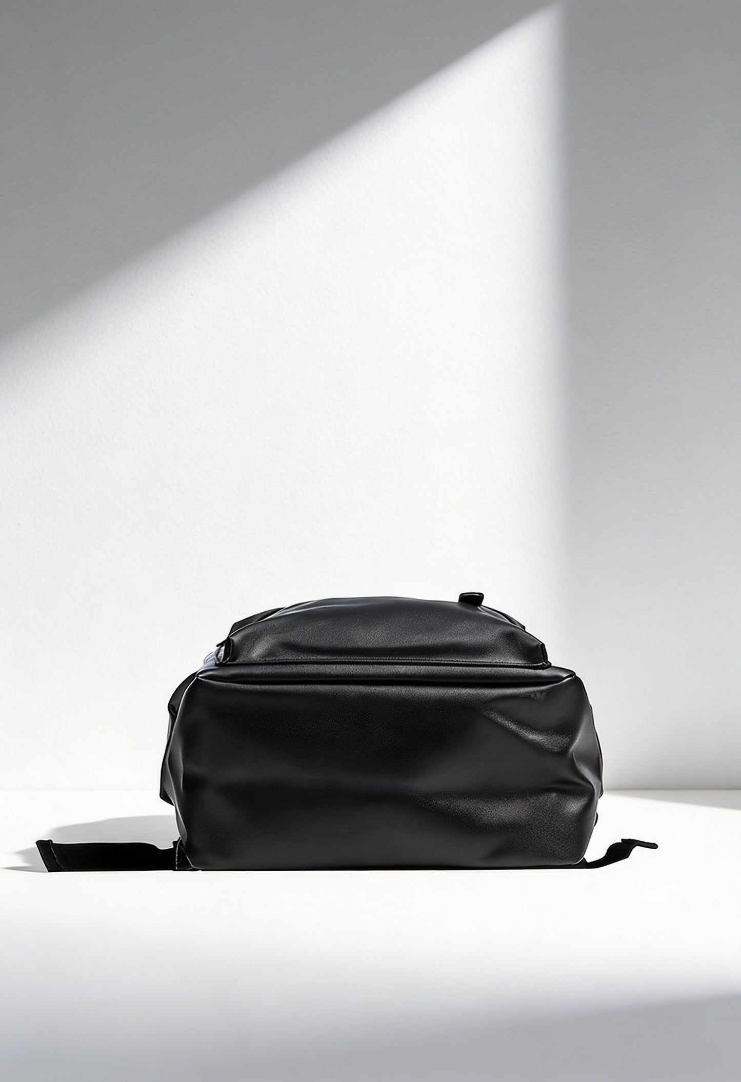 PU Leather Travel Backpack for Men — 15.6" Laptop Sleeve