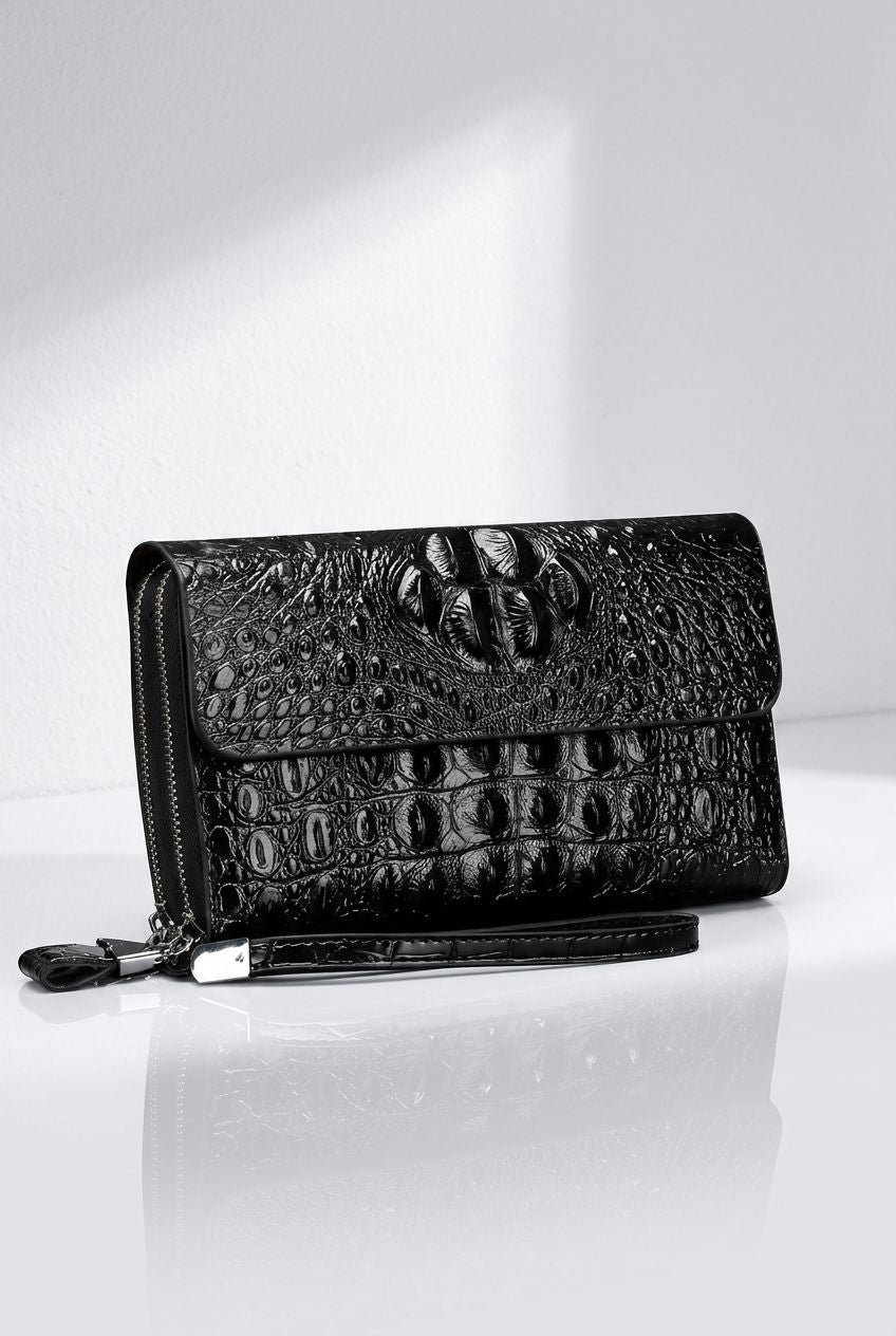 Men's Flip Wallet Back — RFID Blocking Protection Layer