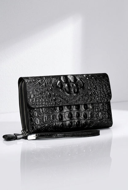 Men's Flip Wallet Back — RFID Blocking Protection Layer