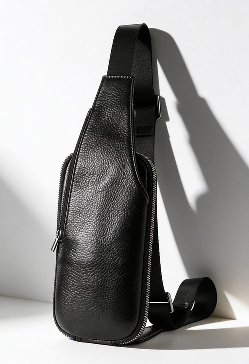 Leather Crossbody Bag Interior — Multiple Card Slots & Compartments