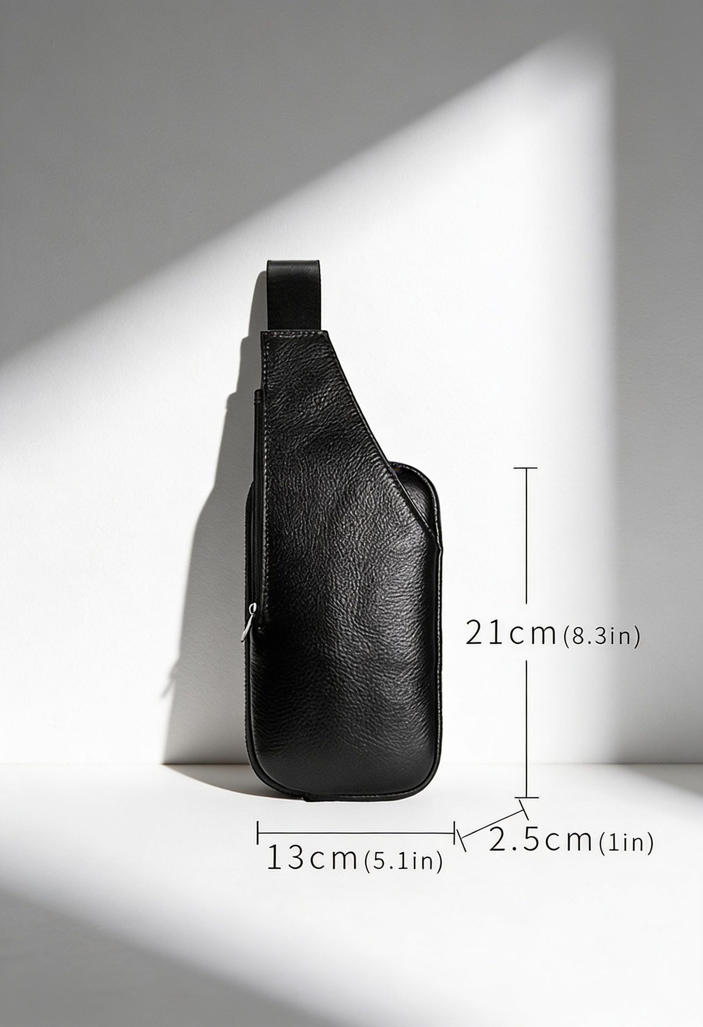 Elegant Leather Crossbody Bag — Perfect for Work & Travel