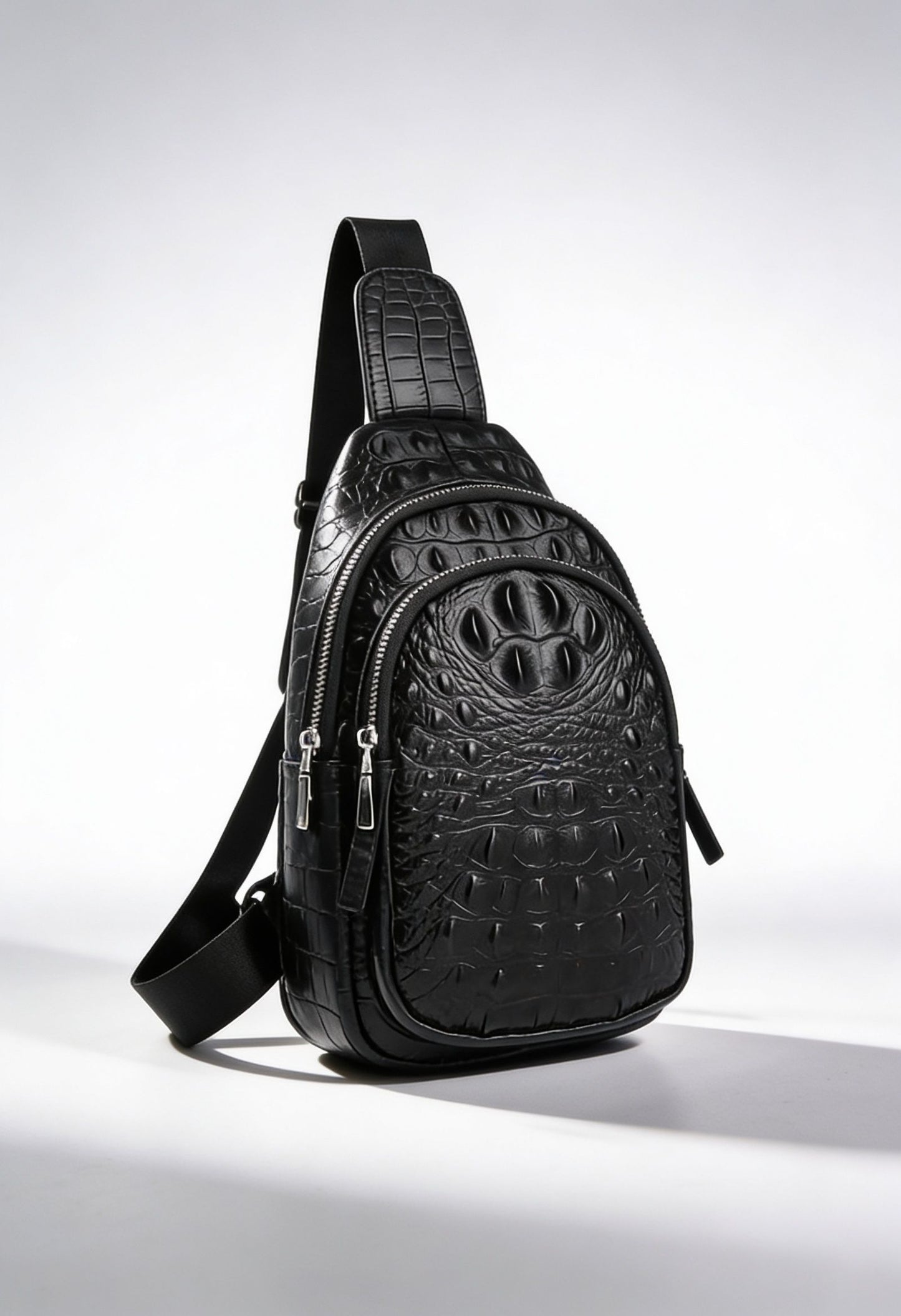 SCHLATUM Men's Crossbody Bag — Adjustable Strap & Compact Design
