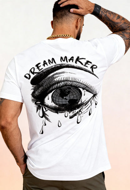 men’s graphic tee fabric detail Menloft