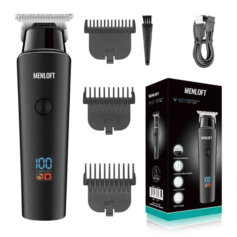 MENLOFT Elite Cordless Hair Trimmer with LED Display Unlimited offer - Menloft