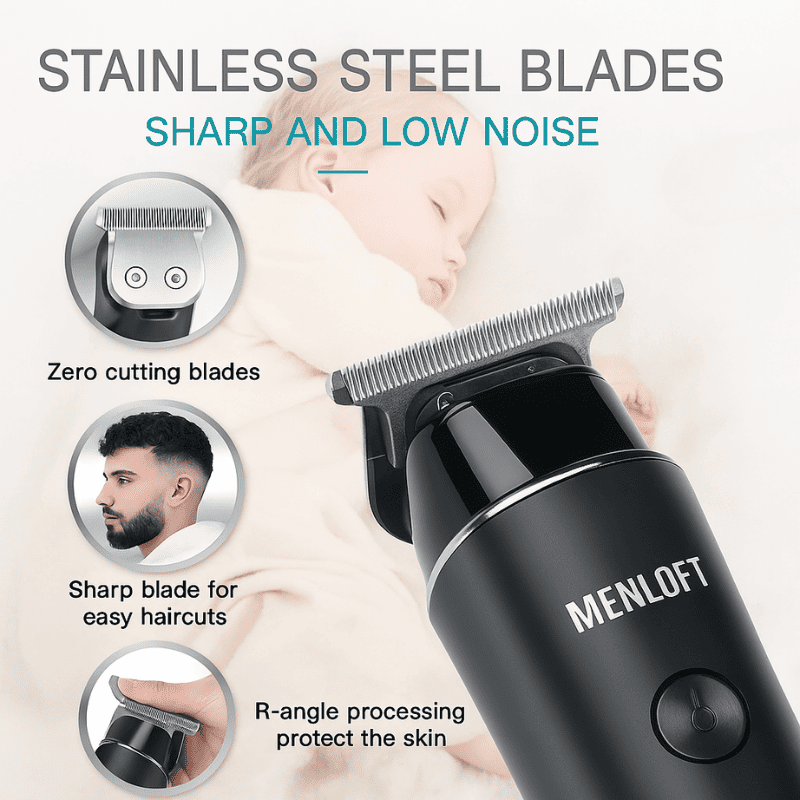 MENLOFT Elite Cordless Hair Trimmer with LED Display Unlimited offer - Menloft