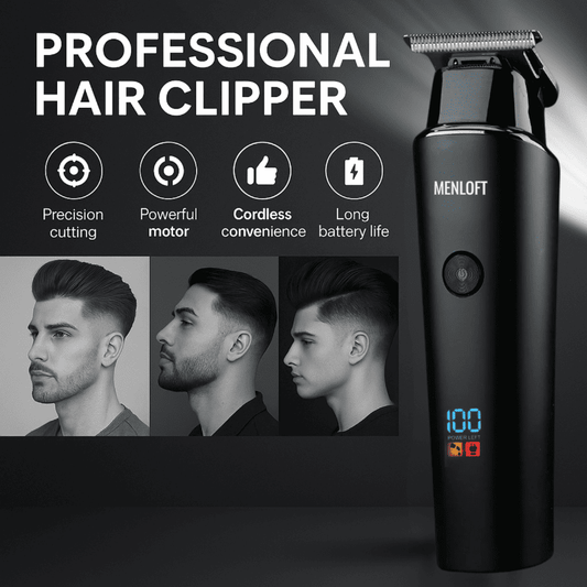 MENLOFT Elite Cordless Hair Trimmer with LED Display Unlimited offer - Menloft