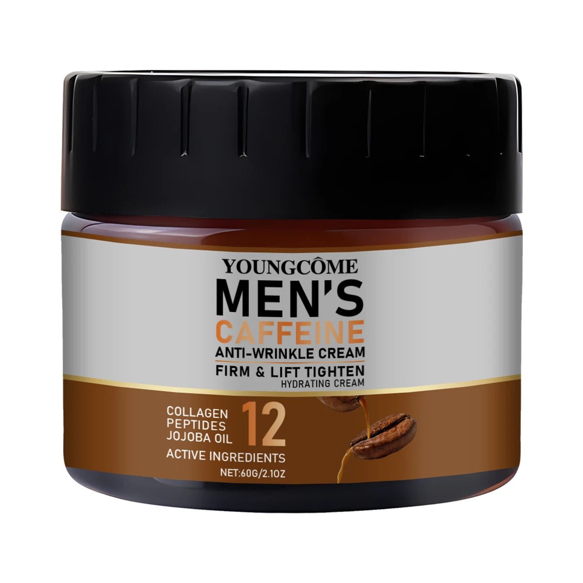 Men's Caffeine Anti - Wrinkle Power Cream - Firm & Hydrate - MENLOFT LLC