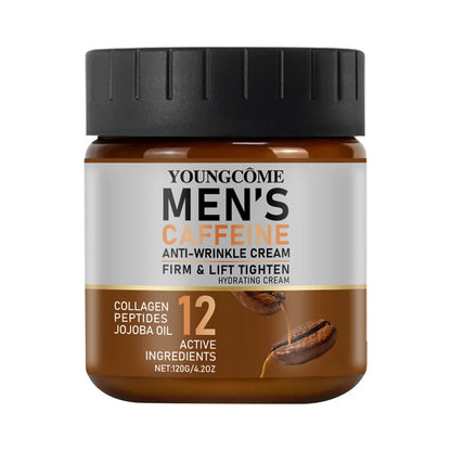Men's Caffeine Anti - Wrinkle Power Cream - Firm & Hydrate - MENLOFT LLC