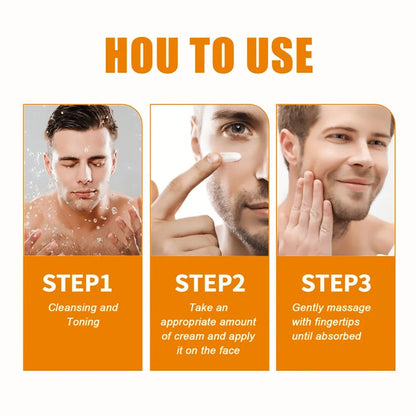 Men's Caffeine Anti - Wrinkle Power Cream - Firm & Hydrate - MENLOFT LLC