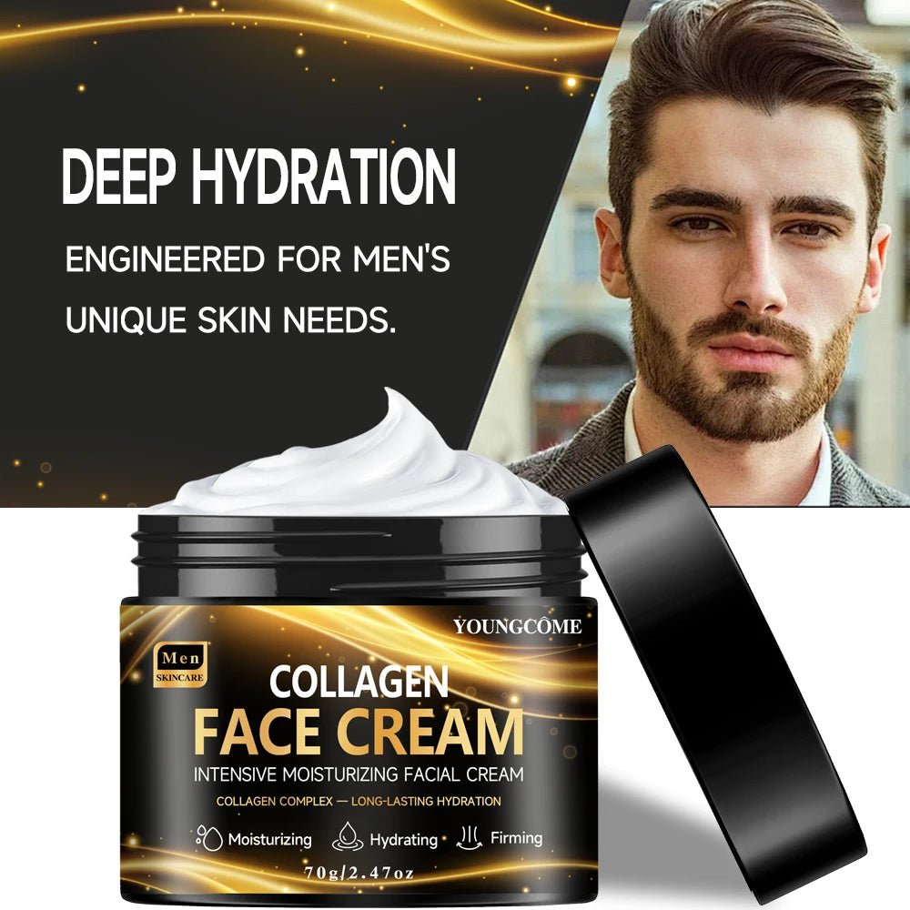 Men's Collagen Firming Moisturizer - Ageless Confidence - MENLOFT LLC