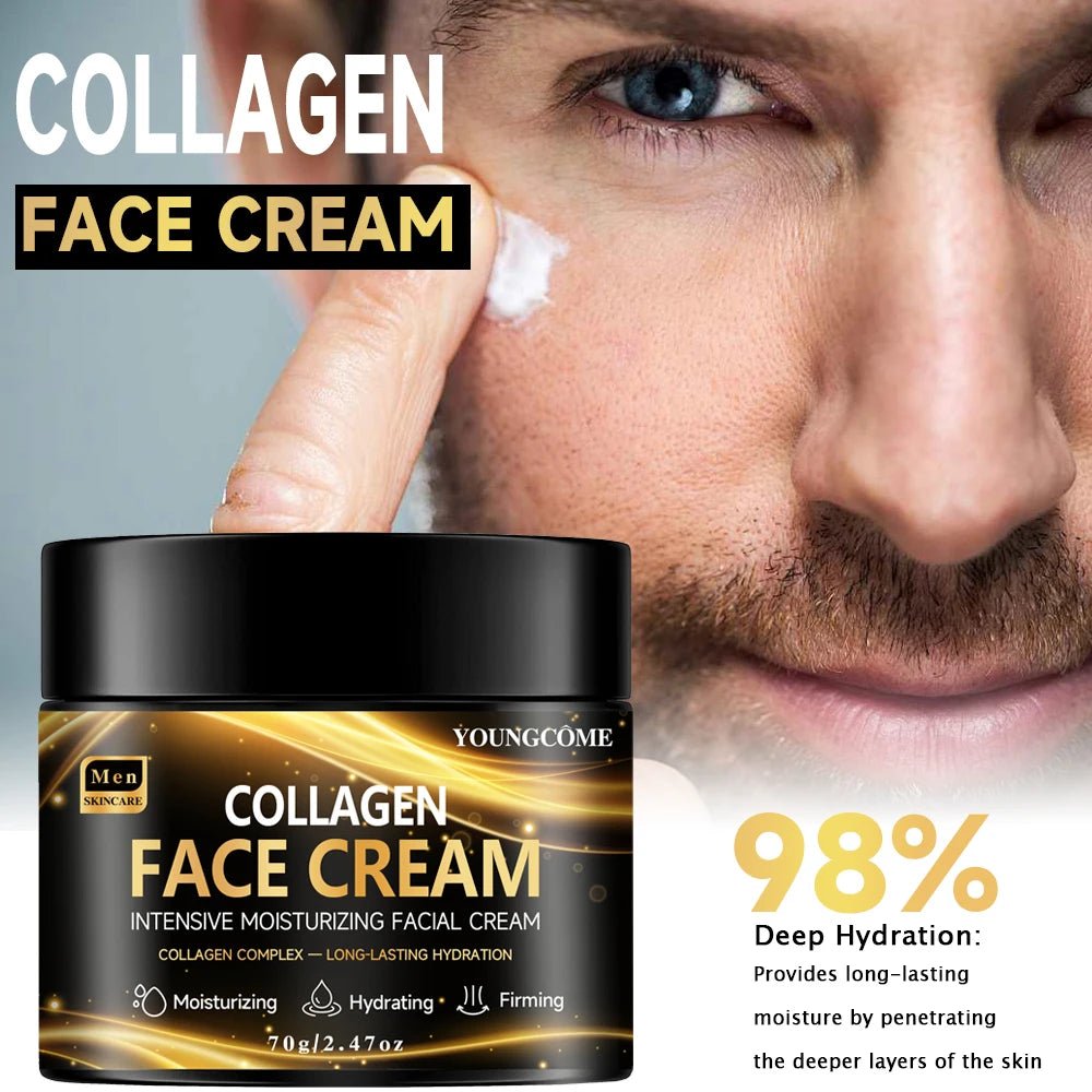 Men's Collagen Firming Moisturizer - Ageless Confidence - MENLOFT LLC
