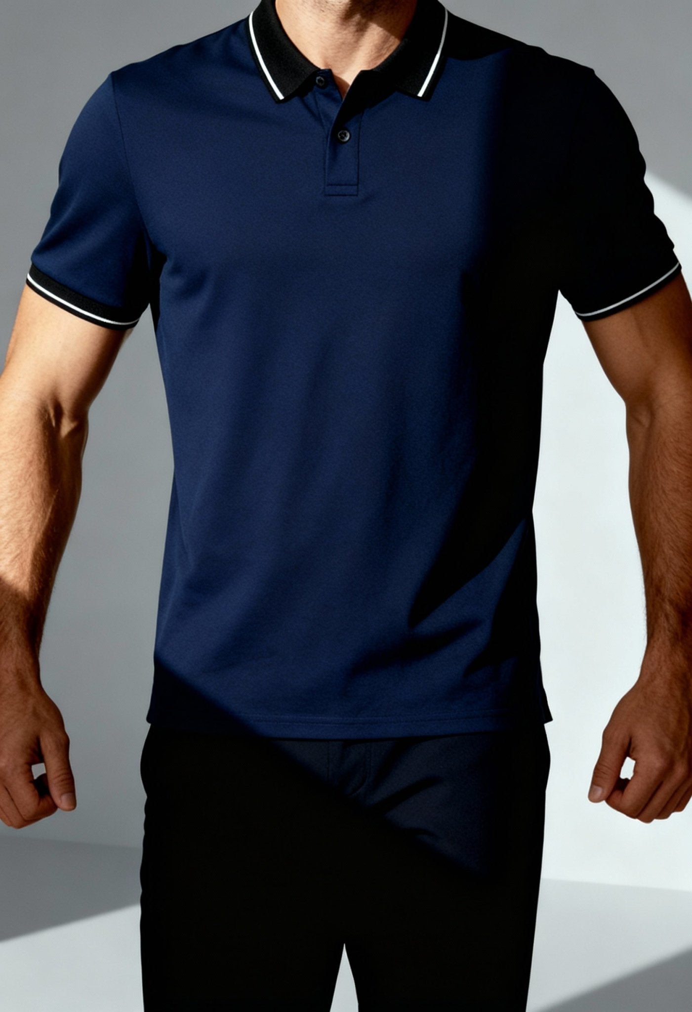 Men's Elegant Short Sleeve Polo Shirt - Menloft